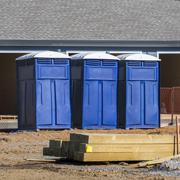 what is the cost difference between standard and deluxe portable restroom rentals in Gann Valley South Dakota